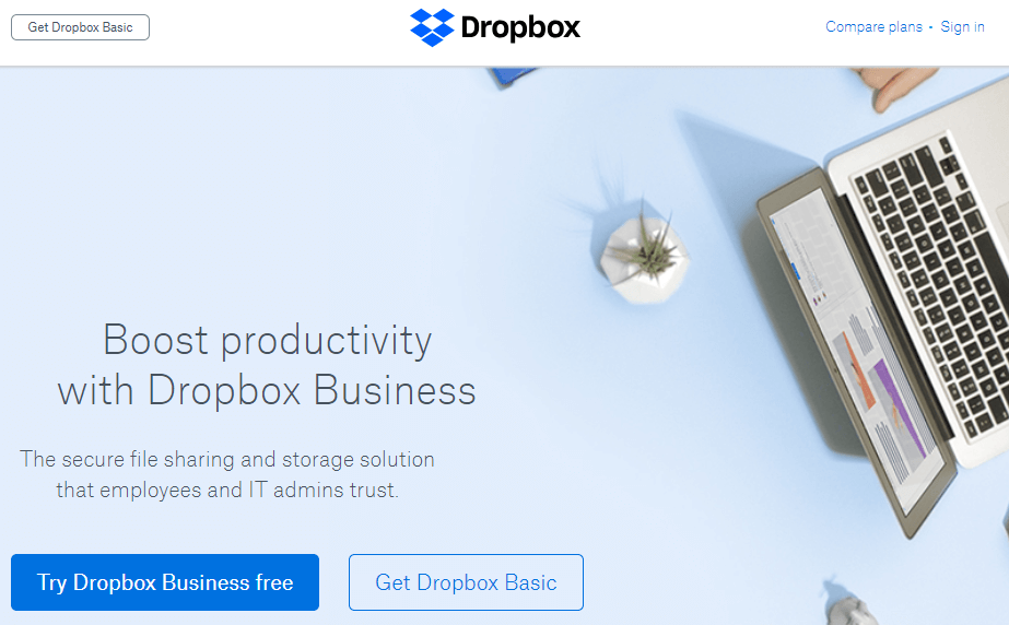 Perfect template for landing page design