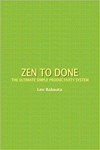 أحد الكتب عن العمل: Zen to done